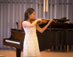 Recital photo of a student                                     
